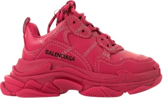 (Pre School) Balenciaga Triple S Sneaker 'Allover Logo - Pink' 654251-W2FA9-5581 (Pre School) Balenciaga Triple S Sneaker 'Allover Logo - Pink' 654251-W2FA9-5581