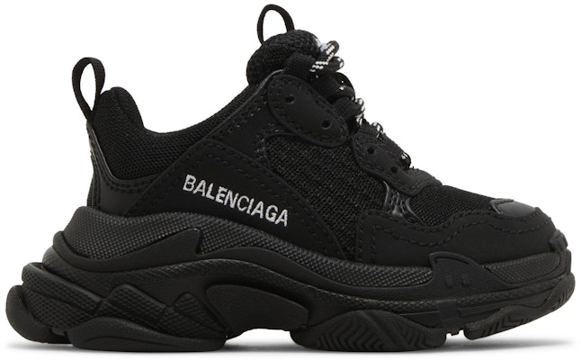 (Pre School) Balenciaga Triple S Sneaker 'Black' 654251-W2CA4-1000 Buy (Pre School) Balenciaga Triple S Sneaker 'Black' 654251-W2CA4-1000