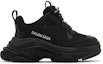 Buy (Pre School) Balenciaga Triple S Sneaker 'Black' 654251-W2CA4-1000