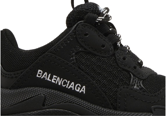 (Pre School) Balenciaga Triple S Sneaker 'Black' 654251-W2CA4-1000 Order (Pre School) Balenciaga Triple S Sneaker 'Black' 654251-W2CA4-1000