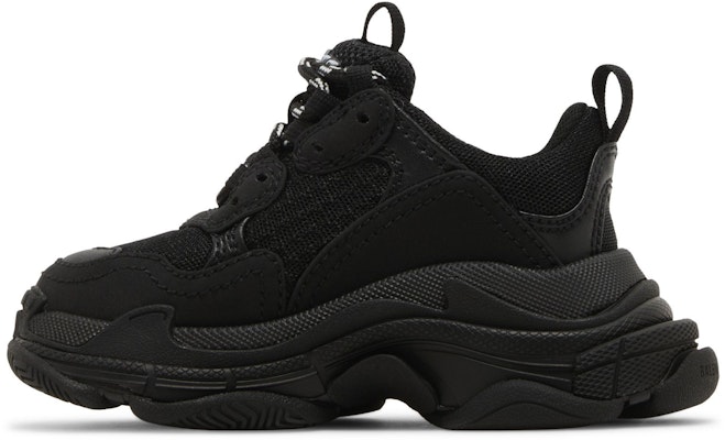 (Pre School) Balenciaga Triple S Sneaker 'Black' 654251-W2CA4-1000 Lookbook (Pre School) Balenciaga Triple S Sneaker 'Black' 654251-W2CA4-1000