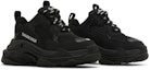 Cheap (Pre School) Balenciaga Triple S Sneaker 'Black' 654251-W2CA4-1000