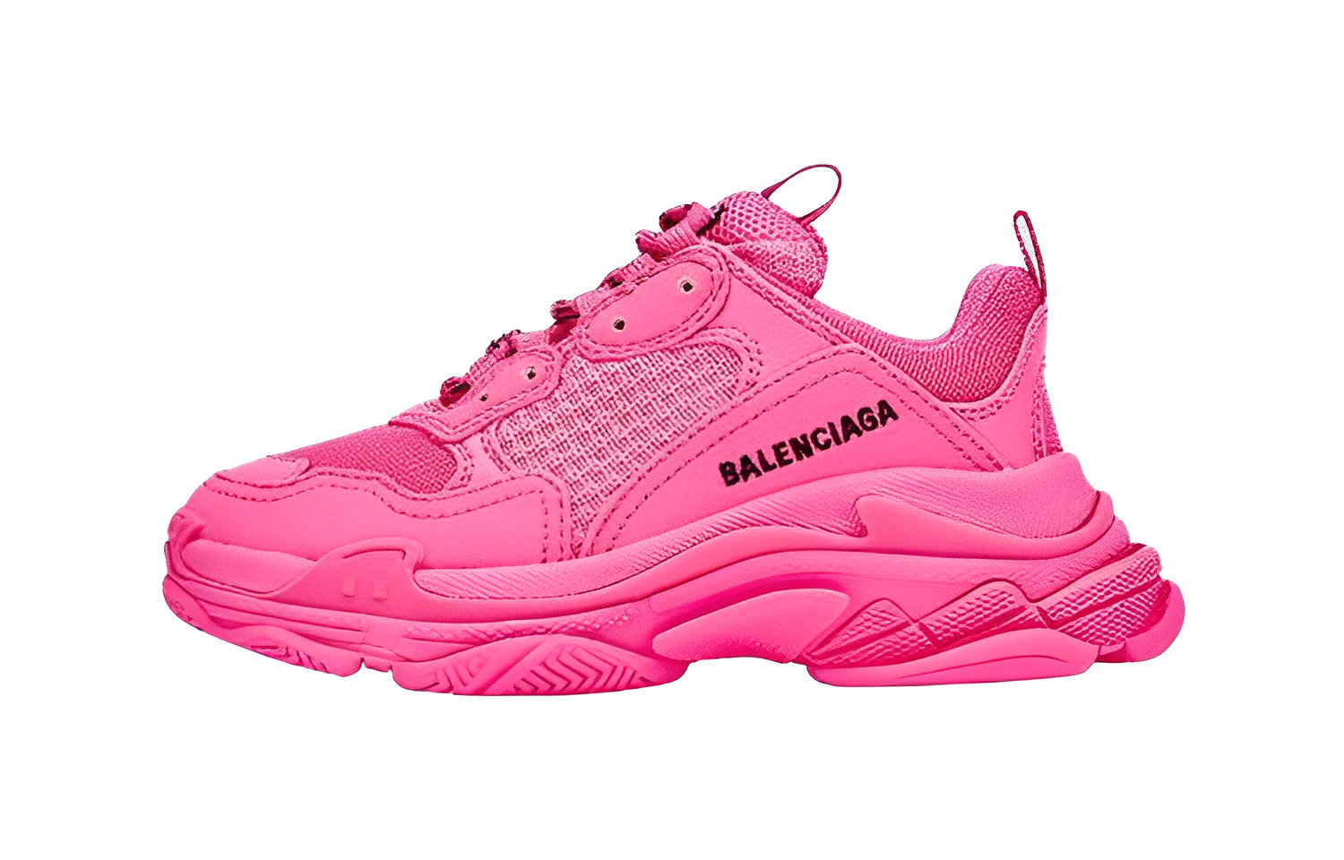 Buy (Kanak-Kanak) Balenciaga Triple S Sneaker ''Fluo Pink'' 654251-W2CA5-5000