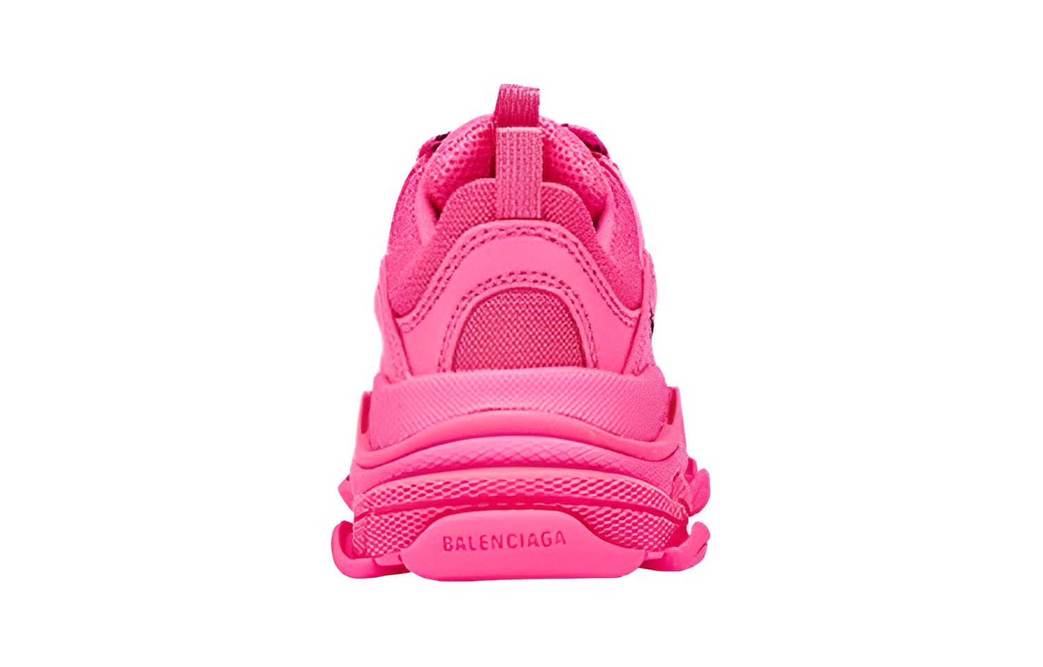Shop (Kanak-Kanak) Balenciaga Triple S Sneaker ''Fluo Pink'' 654251-W2CA5-5000