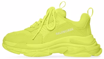 (Pre School) Balenciaga Triple S Sneaker 'Fluo Yellow' 654251-W2CA5-7590 (Pre School) Balenciaga Triple S Sneaker 'Fluo Yellow' 654251-W2CA5-7590