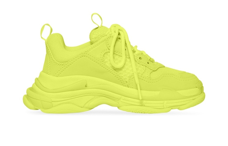 Order (童鞋) Balenciaga Triple S 運動鞋 '螢光黃' 654251-W2CA5-7590