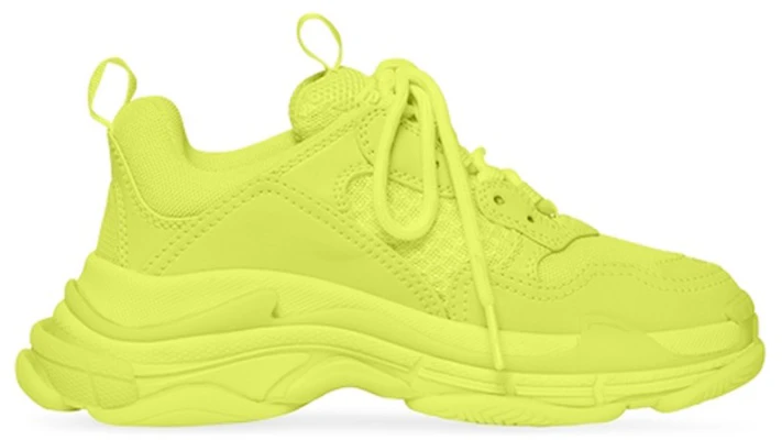 (童鞋) Balenciaga Triple S 運動鞋 '螢光黃' 654251-W2CA5-7590 Order (童鞋) Balenciaga Triple S 運動鞋 '螢光黃' 654251-W2CA5-7590