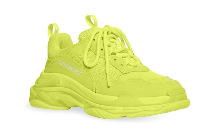 Lookbook (童鞋) Balenciaga Triple S 運動鞋 '螢光黃' 654251-W2CA5-7590