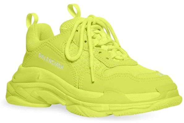 (童鞋) Balenciaga Triple S 運動鞋 '螢光黃' 654251-W2CA5-7590 Lookbook (童鞋) Balenciaga Triple S 運動鞋 '螢光黃' 654251-W2CA5-7590
