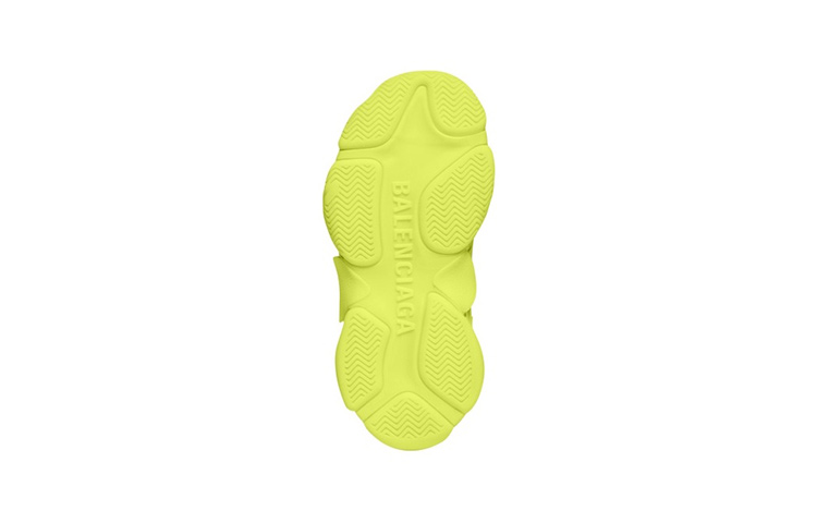 Sizing (童鞋) Balenciaga Triple S 運動鞋 '螢光黃' 654251-W2CA5-7590
