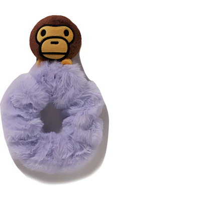 (Pre School) BAPE A BATHING APE Kids Purple Animal Print Polyester Hair Tie / Scrunchie. 2J80382008 Buy (Pre School) BAPE A BATHING APE Kids Purple Animal Print Polyester Hair Tie / Scrunchie. 2J80382008