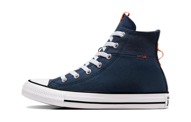 (Pre School) Converse High-Top Kids Canvas Shoes Navy Blue - Comfortable & Durable. A07340C