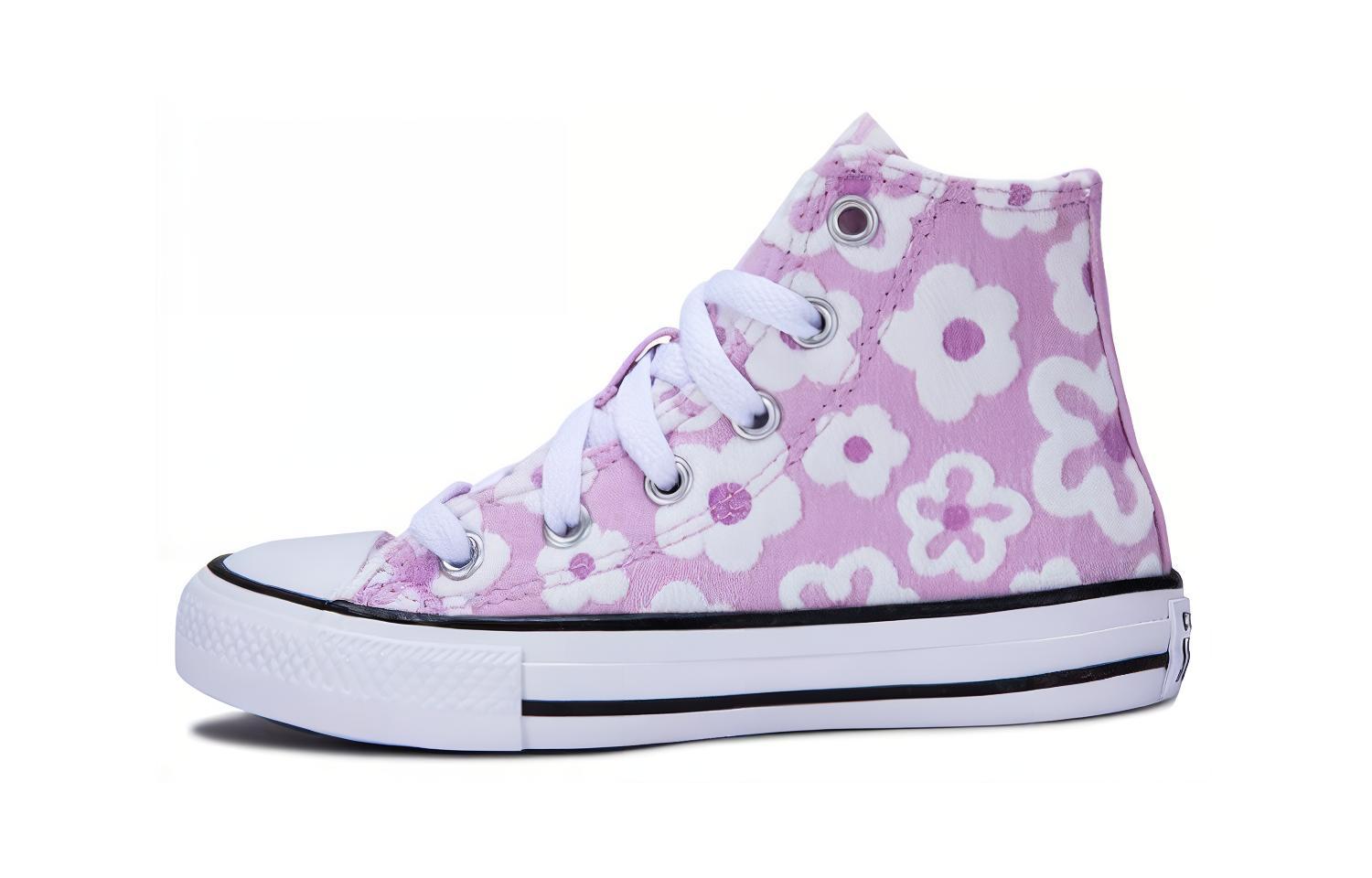 (Pre School) Converse High-Top Kids Canvas Shoes Purple - Toddler & Little Kids A08117C