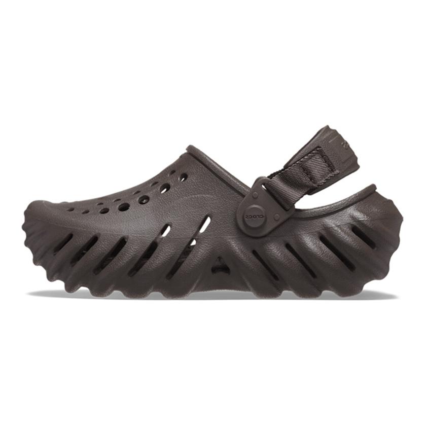 (Pre School) Crocs Echo Clog Brown Kids Sandals - Slip-Resistant and Durable. 208190-206