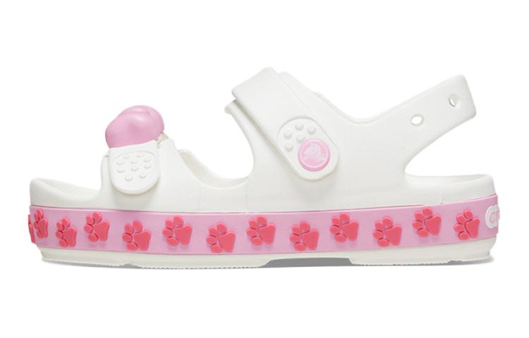 (Pre School) Crocs Kids' Resin Comfort Sandals White/Pink – Versatile and Stylish 210028-1NG