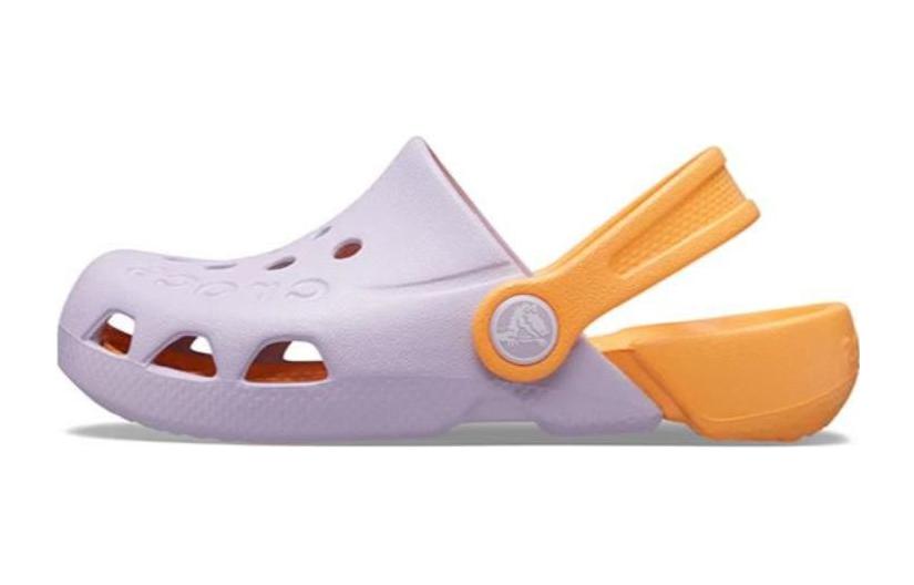 (Pre School) Crocs Kids Sandals Comfortable Breathable Durable Lavender Melon Orange Kids Size 10400-5PK