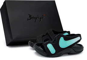 (Pre School) Custom Nike Sunray Adjust 6 PS Kids Sandals Black Blue Anti-Slip Water-Resistant DX5545-002 (Team80 Kids Water-Resistant SBOX Sneakers). (Pre School) Custom Nike Sunray Adjust 6 PS Kids Sandals Black Blue Anti-Slip Water-Resistant DX5545-002 (Team80 Kids Water-Resistant SBOX Sneakers).