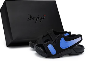 (Pre School) Custom Nike Sunray Adjust 6 PS Kids Sandals Black Blue Gradient Anti-Slip. DX5545-002 (Team80 Kids Water-Resistant SBOX Blue Sneakers) (Pre School) Custom Nike Sunray Adjust 6 PS Kids Sandals Black Blue Gradient Anti-Slip. DX5545-002 (Team80 Kids Water-Resistant SBOX Blue Sneakers)