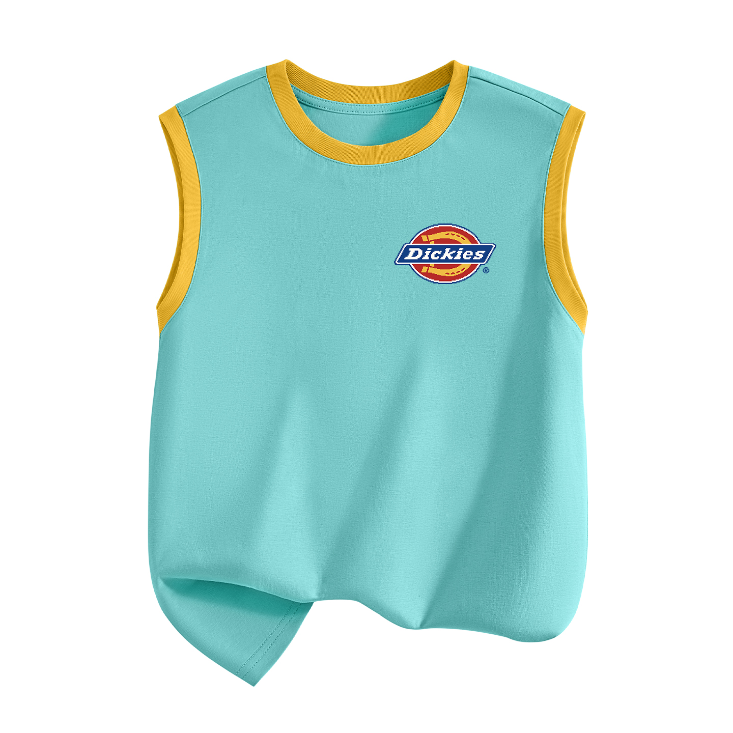 (Pre School) Dickies Kids' Colorblock Sleeveless Tank Top - Quick Dry Breathable Summer Vest YJP2606050949