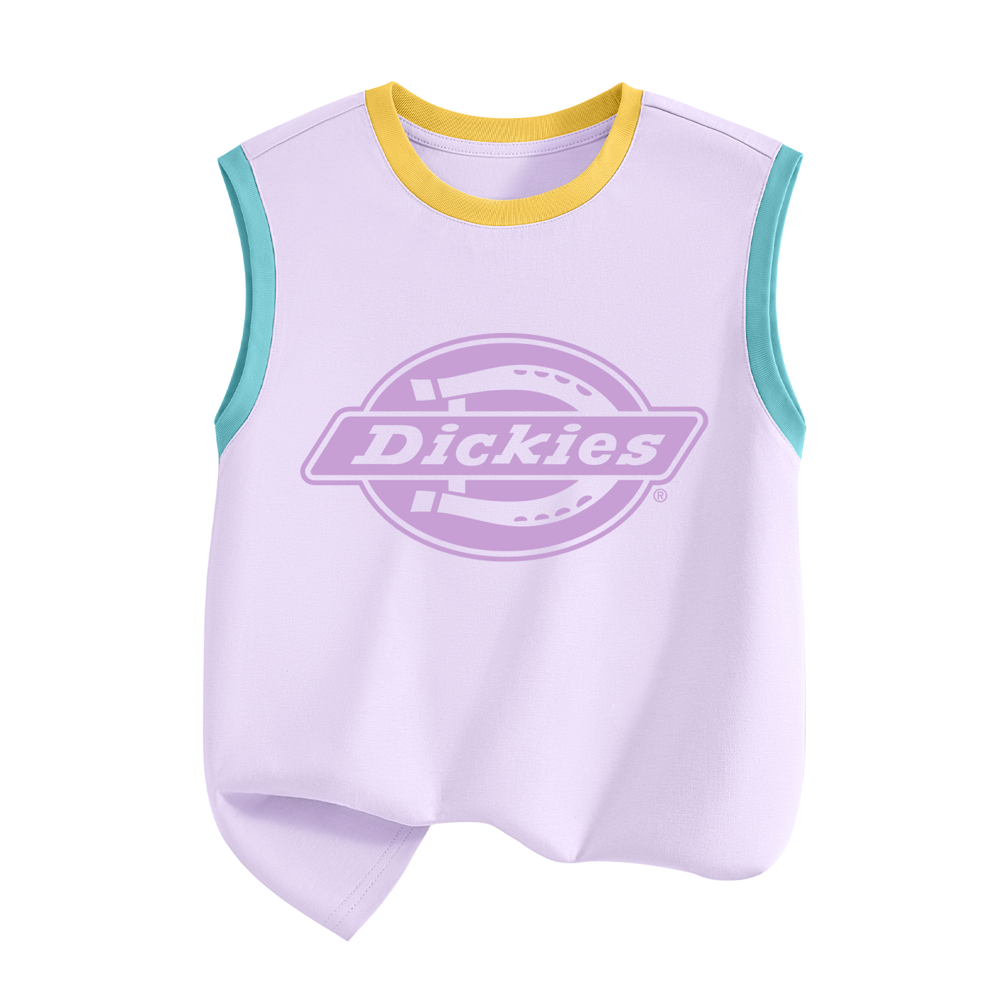 (Pre School) Dickies Kids' Sleeveless Cotton Tank Top Breathable Quick-Dry Summer Basketball Shirt YJP2606050950
