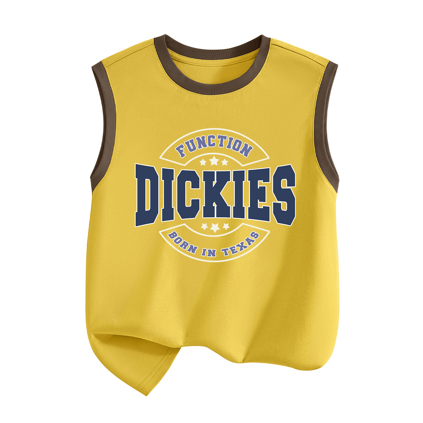 (Pre School) Dickies Kids Sleeveless Cotton Basketball Tank Top - Breathable Summer Wear. YJP2606051012
