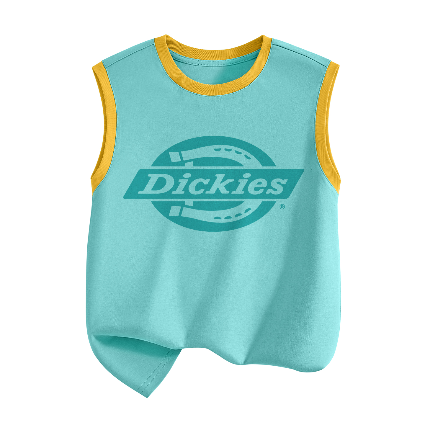 (Pre School) Dickies Kids Sleeveless Tank – Breathable Cotton Quick-Dry Summer Basketball Top YJP2606051001