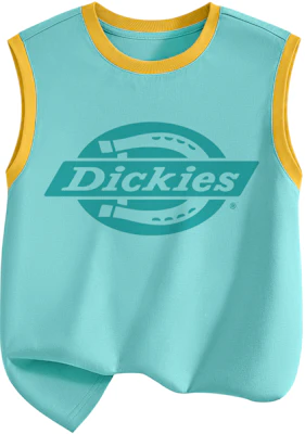 (Pre School) Dickies Kids Sleeveless Tank – Breathable Cotton Quick-Dry Summer Basketball Top YJP2606051001 Buy (Pre School) Dickies Kids Sleeveless Tank – Breathable Cotton Quick-Dry Summer Basketball Top YJP2606051001