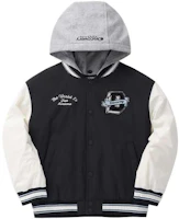 (Pre School) Discovery Expedition Kids' Black Hooded Casual Baseball Jacket Long Sleeve Comfort DKPD11041-BKS (Pre School) Discovery Expedition Kids' Black Hooded Casual Baseball Jacket Long Sleeve Comfort DKPD11041-BKS