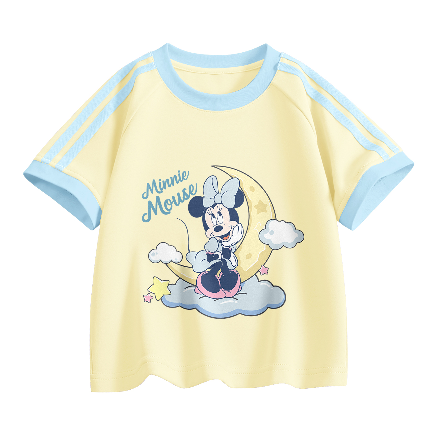 (Pre School) Disney Girls' Summer Cotton T-Shirt - Breathable, Loose Fit, Casual Ice Silk Style YJP2601131100