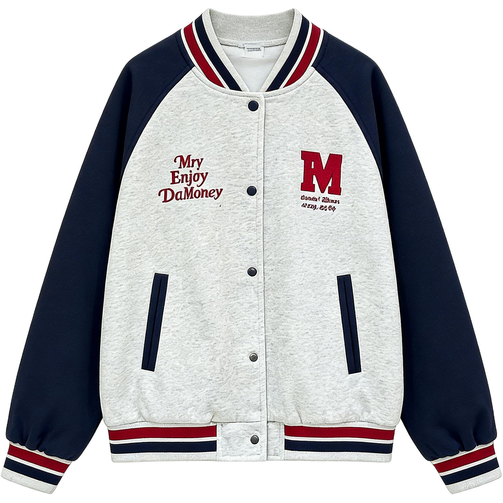 (Pre School) Disney Kids Baseball Jacket - Embroidered Spring/Autumn College Style Outerwear XCTW66019