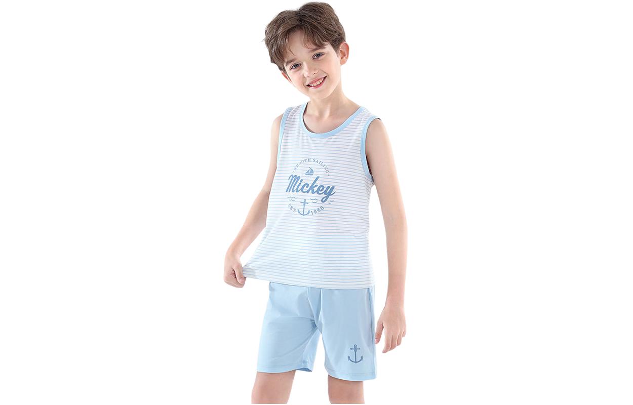 (Pre School) Disney Kids White Tank Top - Lightweight, Soft & Comfortable. TD2DT011