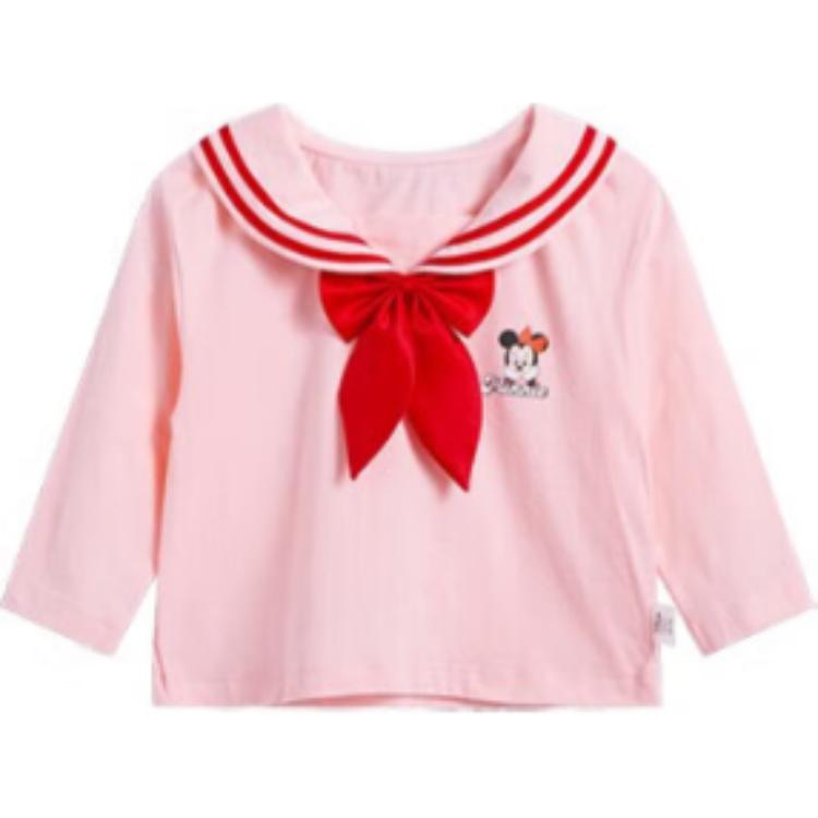 (Pre School) Disney Minnie Series Sweet & Comfy Long Sleeve Kids T-Shirt 221S1661
