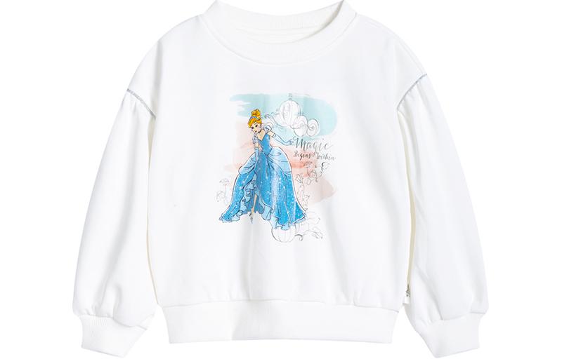 (Pre School) Disney Plaid Letter Pullover Crewneck Sweatshirt Long Sleeve Kids Edition 221DS0503