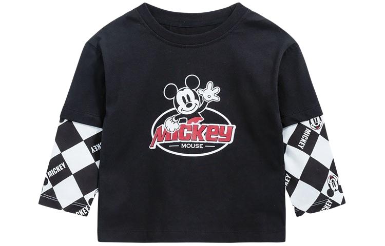 (Pre School) Disney T-Shirt Round Neck Cartoon Anime Simple Long Sleeve Kids Edition 223S1735