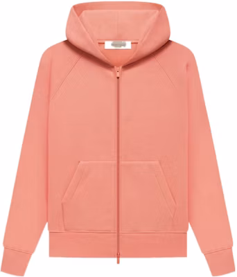 (FW22) Fear of God Essentials Kids Hoodie Coral - Full-Zip dengan Back Letter Print FOG-FW22-994 Buy (FW22) Fear of God Essentials Kids Hoodie Coral - Full-Zip dengan Back Letter Print FOG-FW22-994