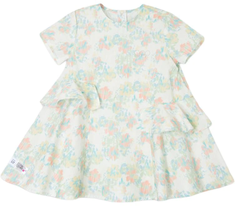 pre-school-gap-kids-floral-short-sleeve-dress-ss-24-breathable-comfortable-multi-color-print-890521
