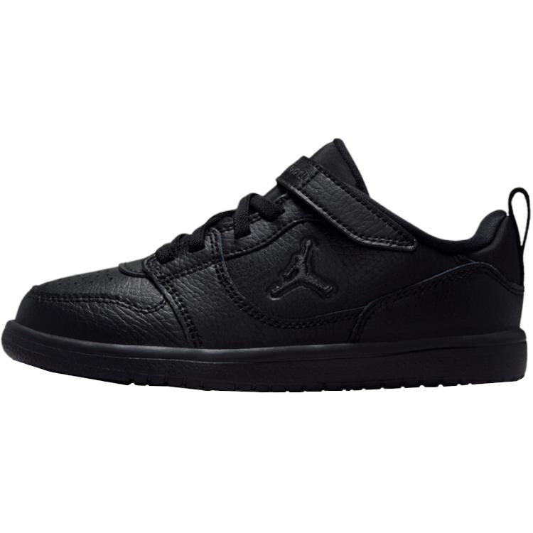 (Pre School) Jordan Court Connect Low Kids' Sneakers Black - Durable & Comfortable. IQ6046-006