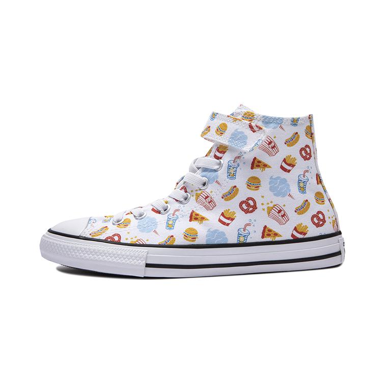 (Pre School) Kids' Converse High-Top Canvas Shoes White - Comfortable Casual Sneakers A07377C