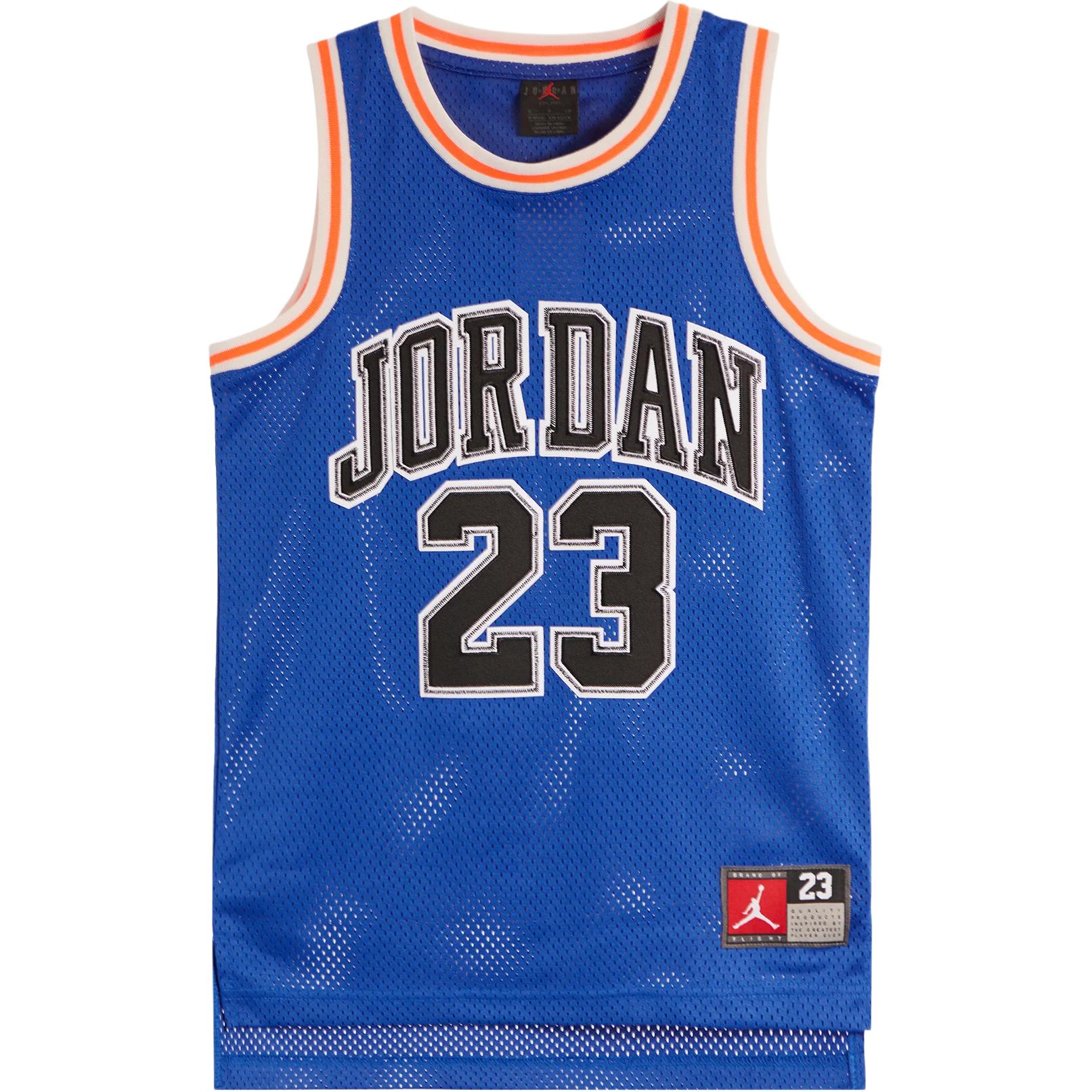 (Pre School) Kids' Jordan Sleeveless Jersey with Number Logo Design 95A773-B3D