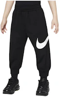 (Pre School) Kids' Nike Knit Joggers with Logo, Drawstring, Cooling, Casual Cuffed - Black HM4729-010 (Pre School) Kids' Nike Knit Joggers with Logo, Drawstring, Cooling, Casual Cuffed - Black HM4729-010