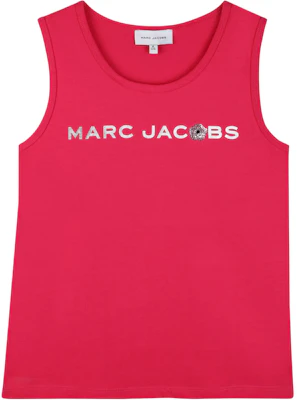 (Pre School) MARC JACOBS Kids Sequin Floral Logo Tank Top SS26. W60744-437 Buy (Pre School) MARC JACOBS Kids Sequin Floral Logo Tank Top SS26. W60744-437