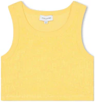 (Pre School) MARC JACOBS SS24 Yellow Kids Cropped Tank Top - Solid Color Casual Crewneck W60181577 (Pre School) MARC JACOBS SS24 Yellow Kids Cropped Tank Top - Solid Color Casual Crewneck W60181577