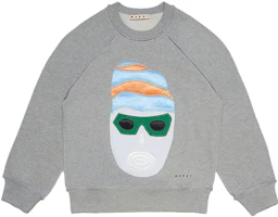 (Pre School) Marni Kids Cartoon Graphic Crewneck Long-Sleeve Sweatshirt. M00936M00RE-0M903 (Pre School) Marni Kids Cartoon Graphic Crewneck Long-Sleeve Sweatshirt. M00936M00RE-0M903