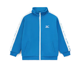 (Pre School) Mizuno Kids Letter Logo Zip Jacket Long-Sleeve Casual Outerwear. WT8013 (Pre School) Mizuno Kids Letter Logo Zip Jacket Long-Sleeve Casual Outerwear. WT8013