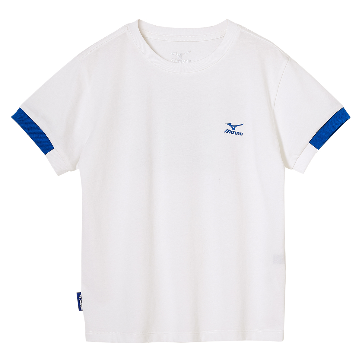 (Pre School) Mizuno Kids Logo Print Crewneck T-Shirt Short Sleeve Casual Tee T2101