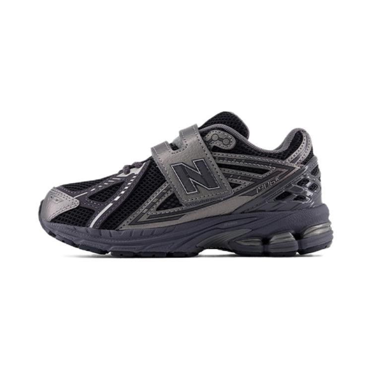 (Pre School) New Balance 1906R Kids Casual Shoes Black Grey Low-Top Wear-Resistant Sneakers PV1906EX