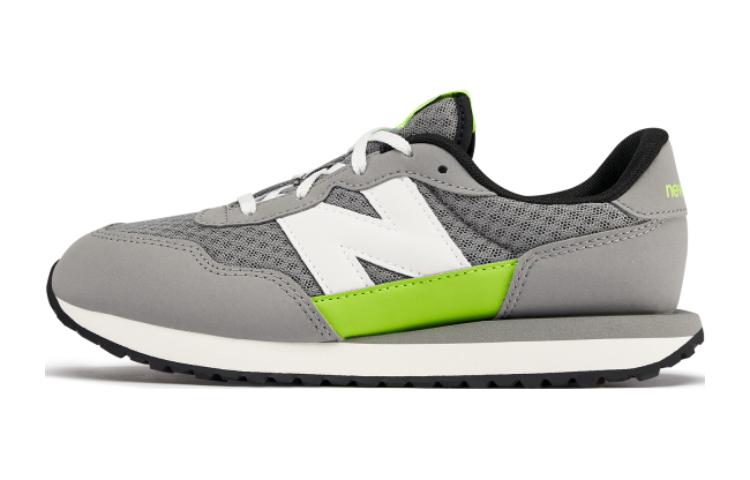 (Pre School) New Balance 237 Kids' Mesh Breathable Low-Top Casual Shoes - Dark Gray Youth. GS237KG