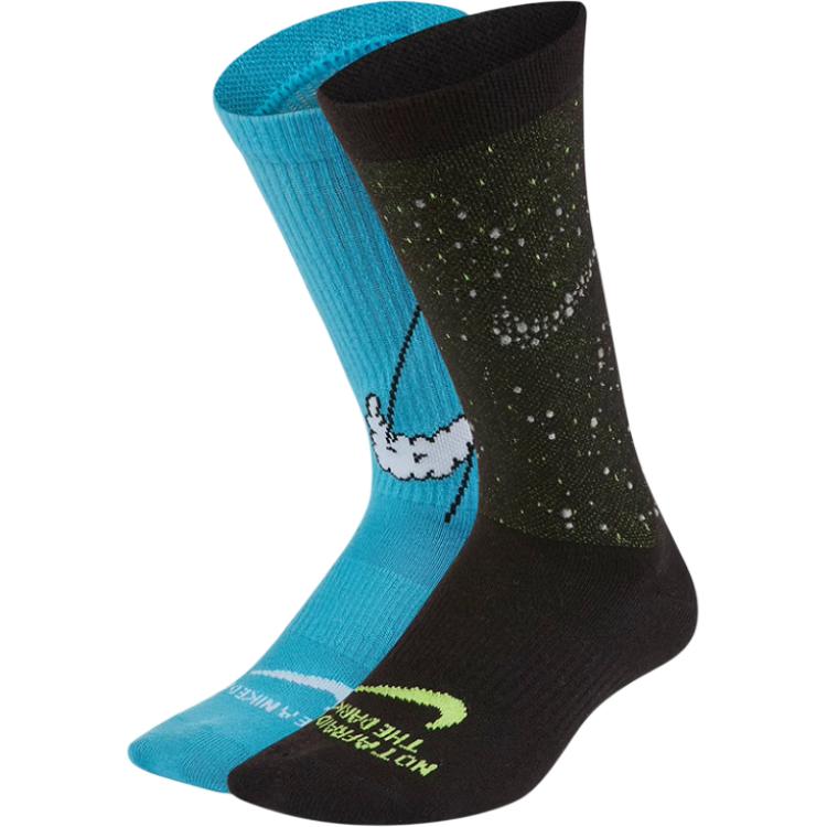 (Pre School) Nike Dri-Fit Everyday Crew Kids Socks 2-Pack - Athletic & Casual Style CK7311-903