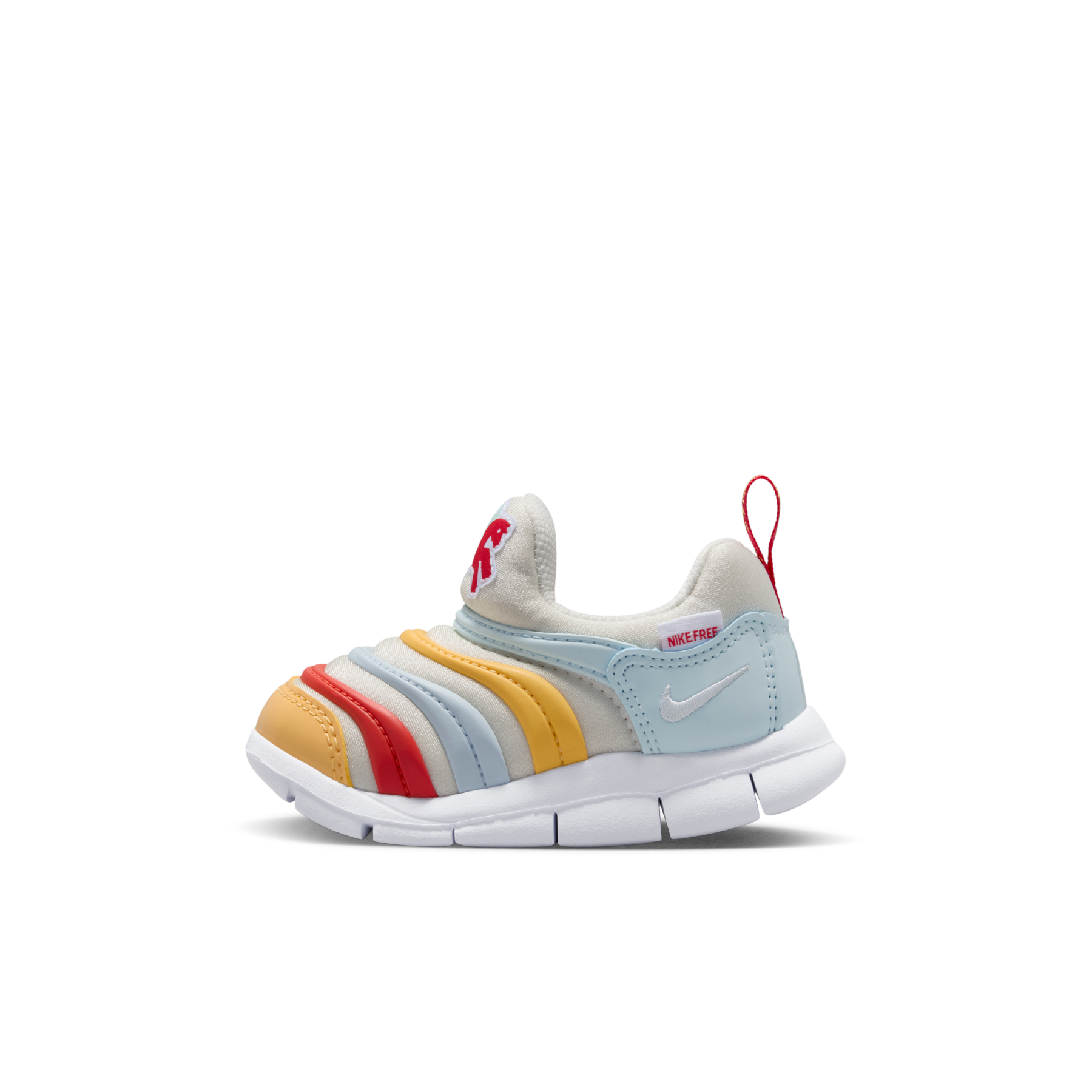 (Pre School) Nike Dynamo Free Infant Shoes White/Blue/Red - Comfortable & Versatile Toddler Sneakers IQ1138-111