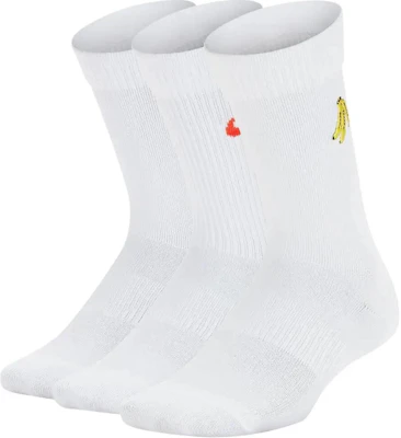 (Pre School) Nike Kids' White Embroidered Fruit Breathable Socks 3-Pack CT9487-901 Buy (Pre School) Nike Kids' White Embroidered Fruit Breathable Socks 3-Pack CT9487-901